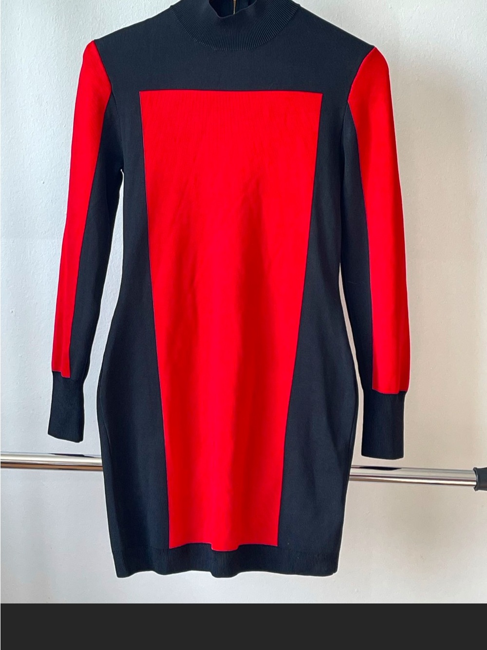 Colorblock Red Balmain Dress & d - Picture 2 of 7